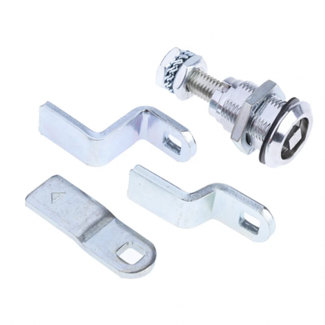 Verrou à compression avec loquet RS PRO - 22,2 x 19,2 mm - Chromé
