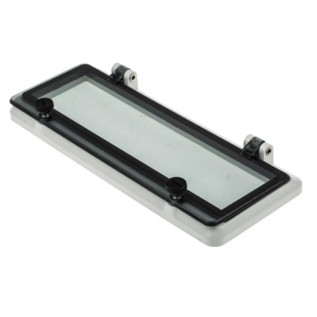 Fenêtre d'inspection pour boîtier DIN RS PRO - 234 x 24 x 94mm - Polycarbonate