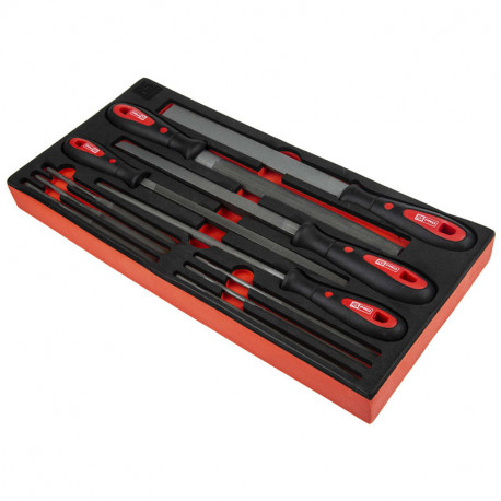 Jeu de limes d'atelier RS PRO - Type Batarde - 11 pièces