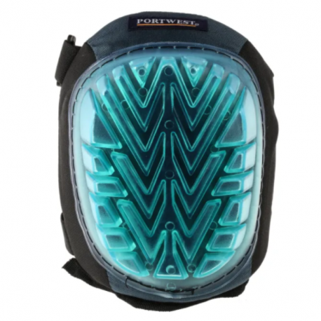 Paire de genouillères Ultimate Gel RS PRO - Sangles réglables - Noir/ bleu