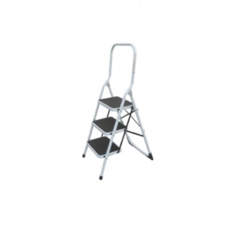 Marche pied pliable RS Pro - 3 marches - Noir/gris - 67cm
