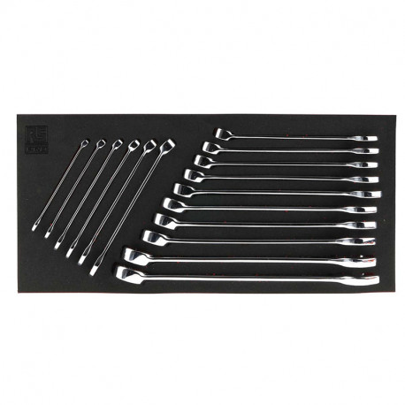Jeu de 16 clés mixtes RS Pro - 6 à 22mm - Acier chrome - Avec mallette