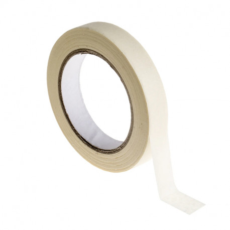 Ruban de masquage Papier RS PRO - 19mm x 50m - Blanc
