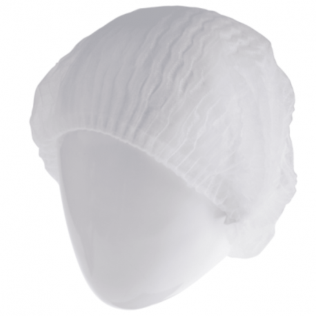 Lot de 100 charlottes polyester RS PRO - Taille unique - Blanche