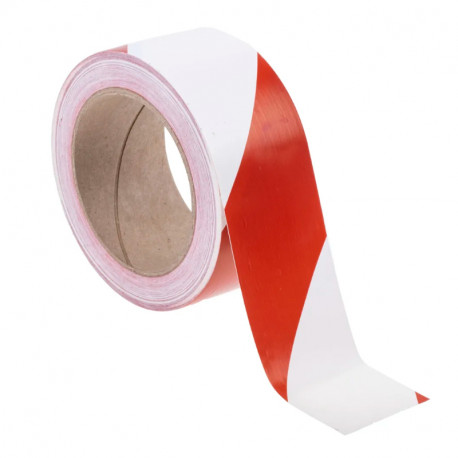 Ruban de marquage réfléchissant RS Pro - Longueur 33m - Largeur 50mm - Rouge/Blanc