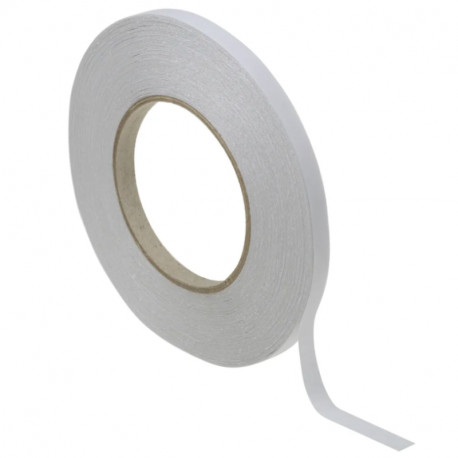 Ruban papier double face RS Pro - Longueur 50m - Largeur 9mm - Blanc