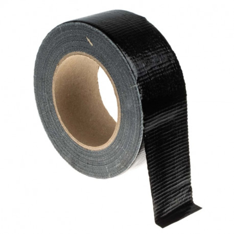 Ruban adhésif toilé PVC RS Pro - Longueur 50m - Largeur 50mm - Noir