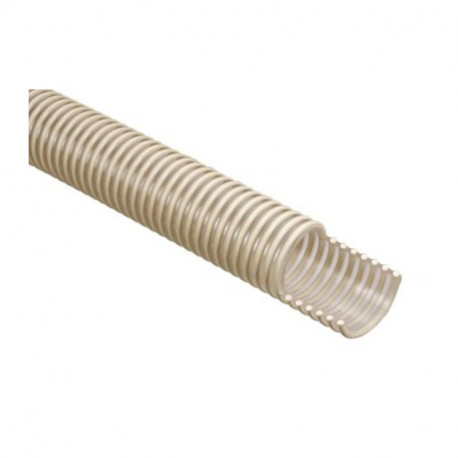 Tuyau PVC flexible RS Pro Alimentaire - Renforcé - Blanc transparent - 10m - 32mm