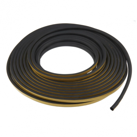 Bande d'étanchéité RS PRO - 20 m x 10mm x 12mm - EPDM - Noir