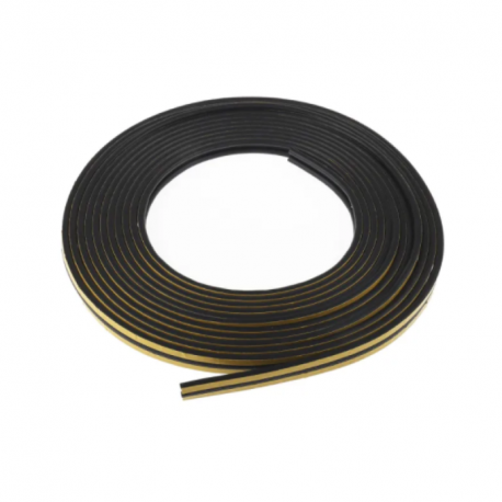 Bande d'étanchéité RS PRO - 20 m x 9mm x 6mm - EPDM - Noir