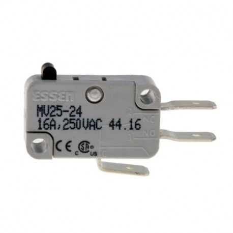 Microrupteur à bouton poussoir RS PRO - 1RT - 16A