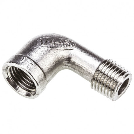 Raccord coudé inox 316 RS Pro - 1/4" - Mâle/Femelle