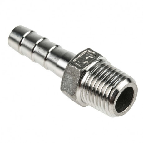 Mamelon inox 316 RS Pro - 1/4" - Mâle - Cannelure 8mm