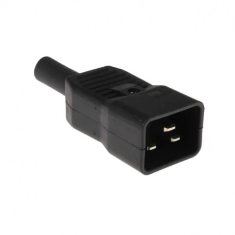 Connecteur IEC mâle C20 RS PRO - 16A - Montage sur câble