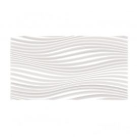 Radiateur électrique design Atlantic Irisium connecté - Horizontal - 1500W - Blanc