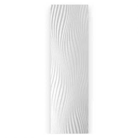 Radiateur électrique design Atlantic Irisium connecté - Vertical - 1000W - Blanc