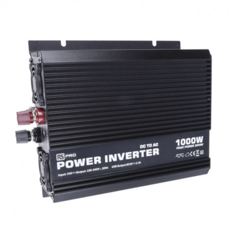 Convertisseur continu-alternatif RS Pro - Onde sinusoïdale modifiée - 1000W
