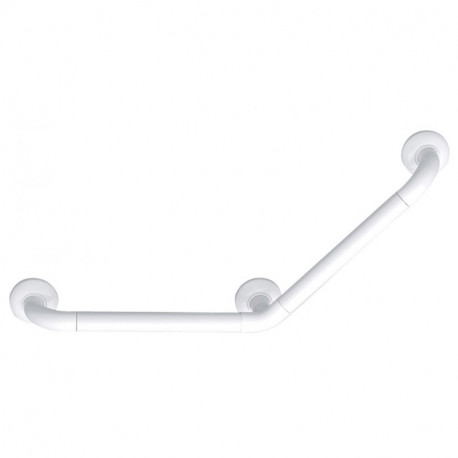 Barre de relèvement coudée 135° Pellet - Ø33 mm - 362x362 mm - Blanc