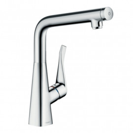 Mitigeur de cuisine 320 Metris Select M71 Hansgrohe - Bec orientable
