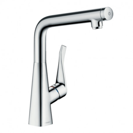 Mitigeur de cuisine 320 Metris Select M71 Hansgrohe - Bec orientable
