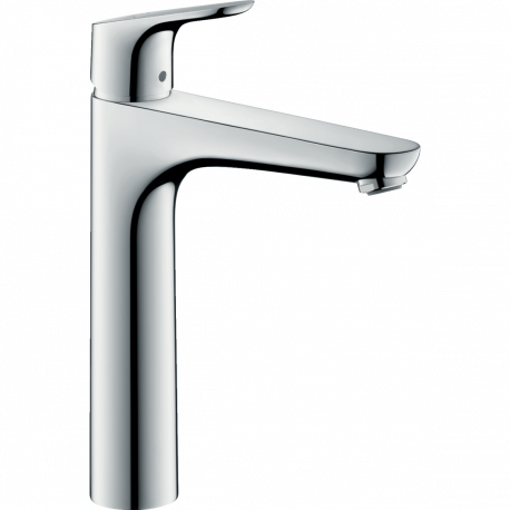 Mitigeur lavabo Focus 190 Éco C3 Hansgrohe - 1 jet - Avec tirette et vidage - Chromé