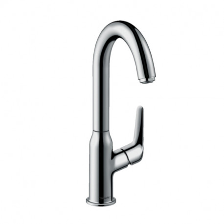 Mitigeur de lavabo 240 Novus Hansgrohe - Bec pivotant 120° - Avec tirette et vidage