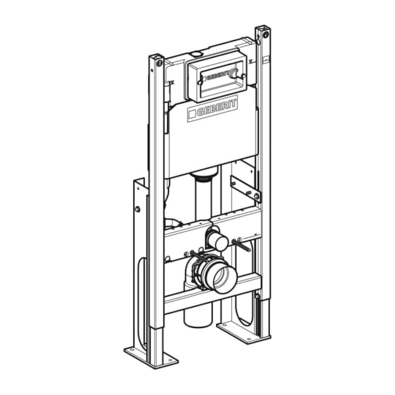 [457.570.00.1- Geberit] - Bâti support pour WC Geberit - DuofixBasic ...