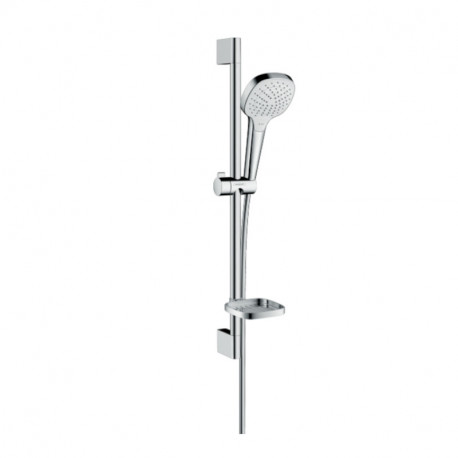 Set de douche Vario Croma Select E Hansgrohe - Avec barre 65cm et porte-savon