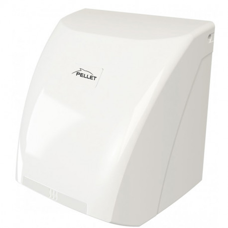 Sèche-mains automatique Pellet - 2100W - 190 m³/h - Blanc