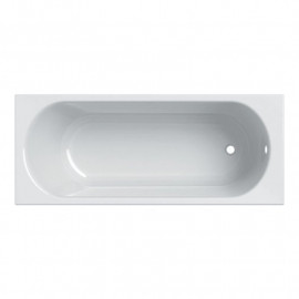 Baignoire acrylique Bastia Geberit - Rectangulaire - 1600x 700mm - Sur pieds - À poser - Blanc