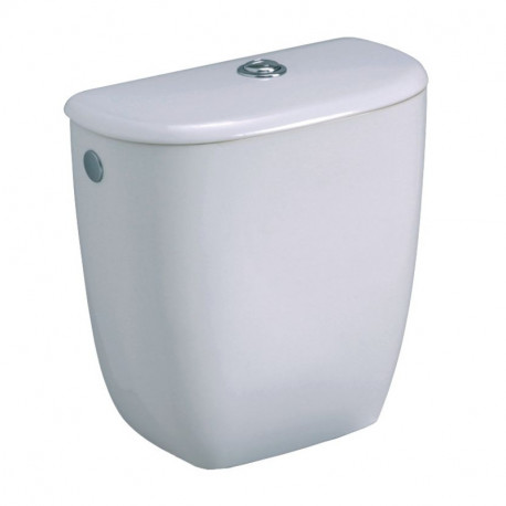 Réservoir WC Bastia Geberit - 3L/6L - Alimentation latérale - Mécanisme silencieux