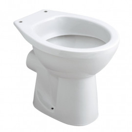 Cuvette WC surélevée Publica Geberit - Sortie horizontale - Avec trous pour abattant