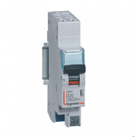 Disjoncteur DNX³ - 20A - 1P+N - Courbe D - Auto/auto