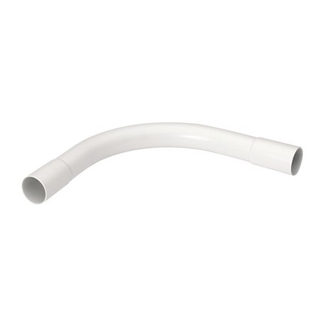Lot de 100 coudes 90° pour tube Mureva IRL Schneider Electric - Blanc - Diamètre 16mm - IP40
