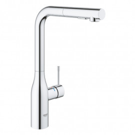 Mitigeur évier Essence Grohe - Mousseur extractible - Monocommande - Chrome - Gamme Professionnelle