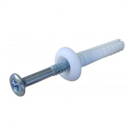 Seau de 400 chevilles pour goulottes ING Fixations - 5 x 25 mm