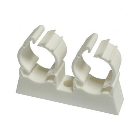Boîte de 40 fixations de tube multicouche Tub-Ring ING Fixations - Double - 25/26mm