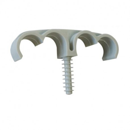 Boîte de 50 fixations Fix-Ring ING Fixations - Pour gaines et tubes - Ø25mm