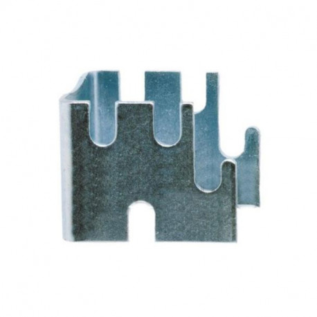 Boîte de 10 supports acier pour radiateur ING Fixations - Embase carrée