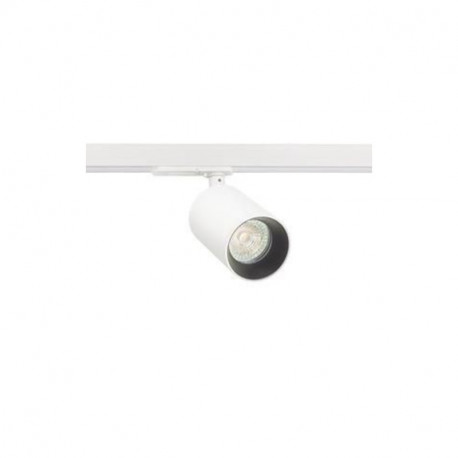 Spot rail 1 allumage Nolan 029 Aric - Gu10 - A/led - 5,5W - 3000K - Blanc
