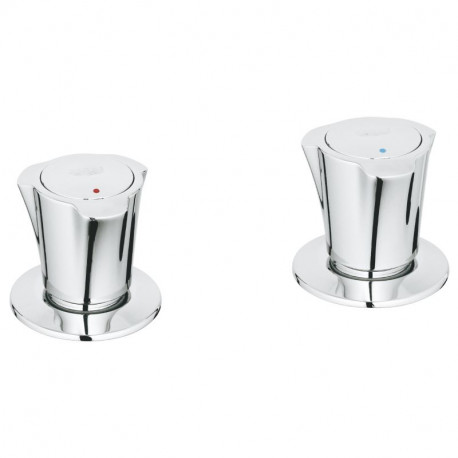 Paire de robinets pour bidet Costa Grohe - Chromé - Gamme Professionnelle