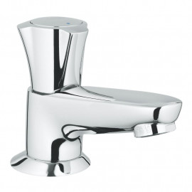 Robinet sur colonnette Costa Grohe - Eau froide - 1/2" - Chromé - Gamme Professionnelle