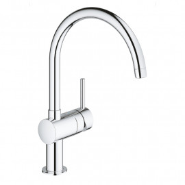 Mitigeur bec haut évier Mita Grohe - Monocommande - Chrome - Gamme Professionnelle