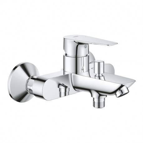 Mitigeur bain/douche mural Bauedge Grohe - Monocommande - Chrome - Gamme Professionnelle