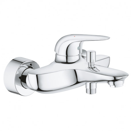 Mitigeur bain/douche Eurostyle Grohe - Monocommande 1/2″ - Chrome - Gamme Professionnelle