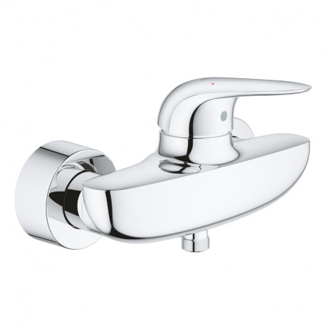 Mitigeur mural douche Eurostyle Grohe - Monocommande - Chrome - Gamme Professionnelle