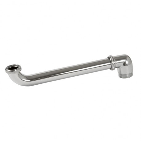 Tubulure laiton chromé Nicoll - Pour lavabo et bidet - Ø32mm - A visser