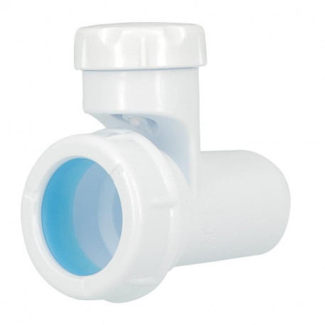 Soupape anti-vide CA32 Nicoll - pour lavabos et bidets - Ø32mm - A visser - PP - Blanc