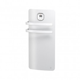 Sèche-serviettes électrique soufflant Helia Intuis - 500 W + 700 W - Blanc