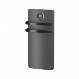 Sèche-serviettes électrique soufflant Helia Intuis - 500 W + 700 W - Anthracite